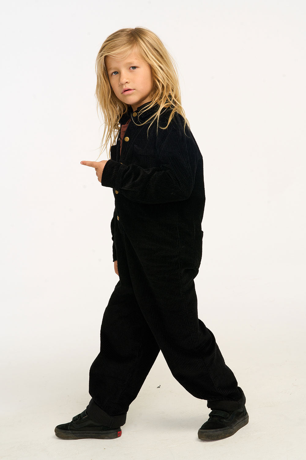 Boys best sale black jumpsuit