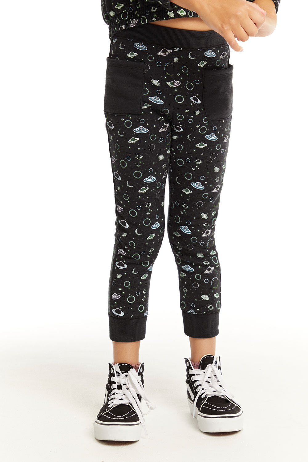 Girls clearance space leggings