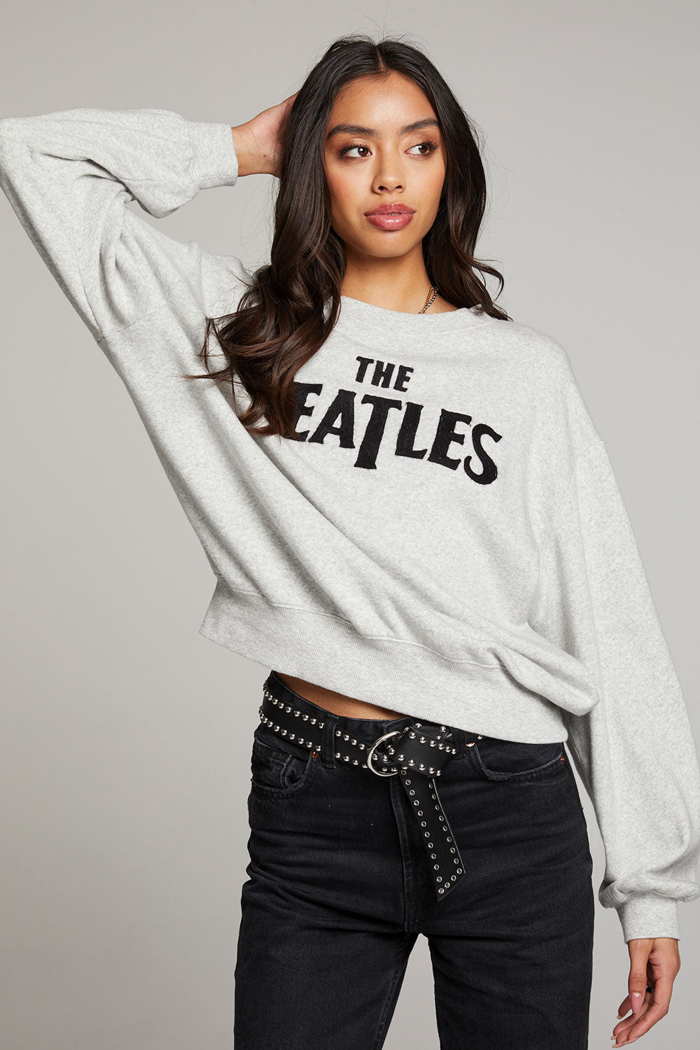 Good Vintage The Beatles Hoodie Pullover Sweatshirt Big Logo Spell Out British Band Lennon McCartney Harrison Ringgo Star Streetwear Size S