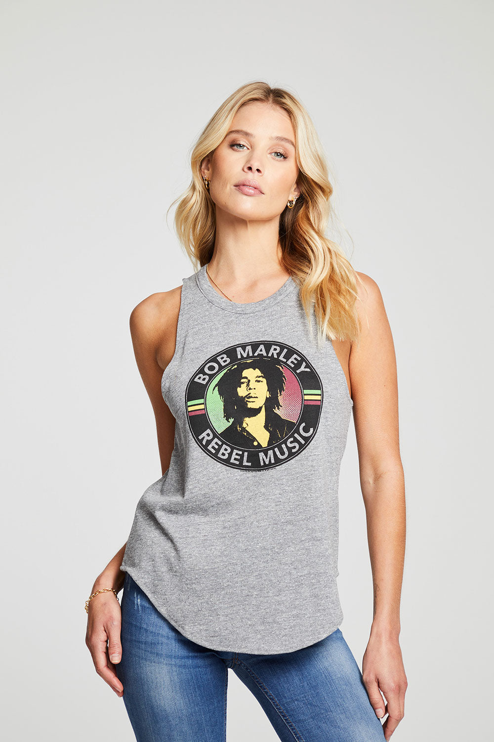 One Love Baseball Ladies Tee-Bob Marley Rock Juniors & Womens Shirts