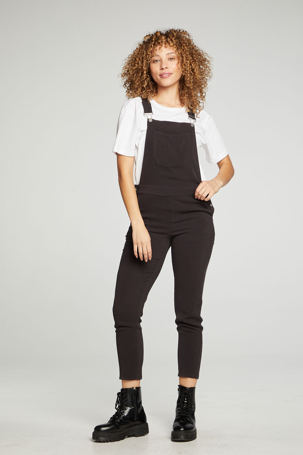 Soft sales black overalls