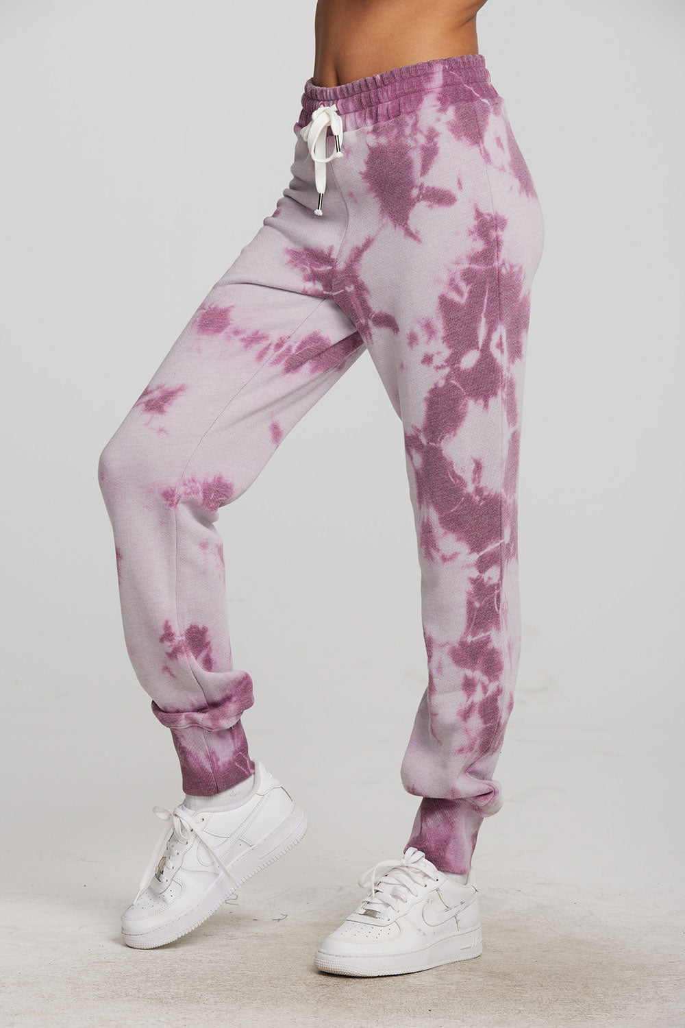 Zuma Cotton Terry Joggers with Rib And Shoestring Tie