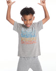 Baseball Boys Short Sleeve Crew Neck