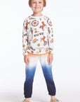 Allover Cowboy Hats Boys Long Sleeve