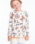 Allover Cowboy Hats Boys Long Sleeve