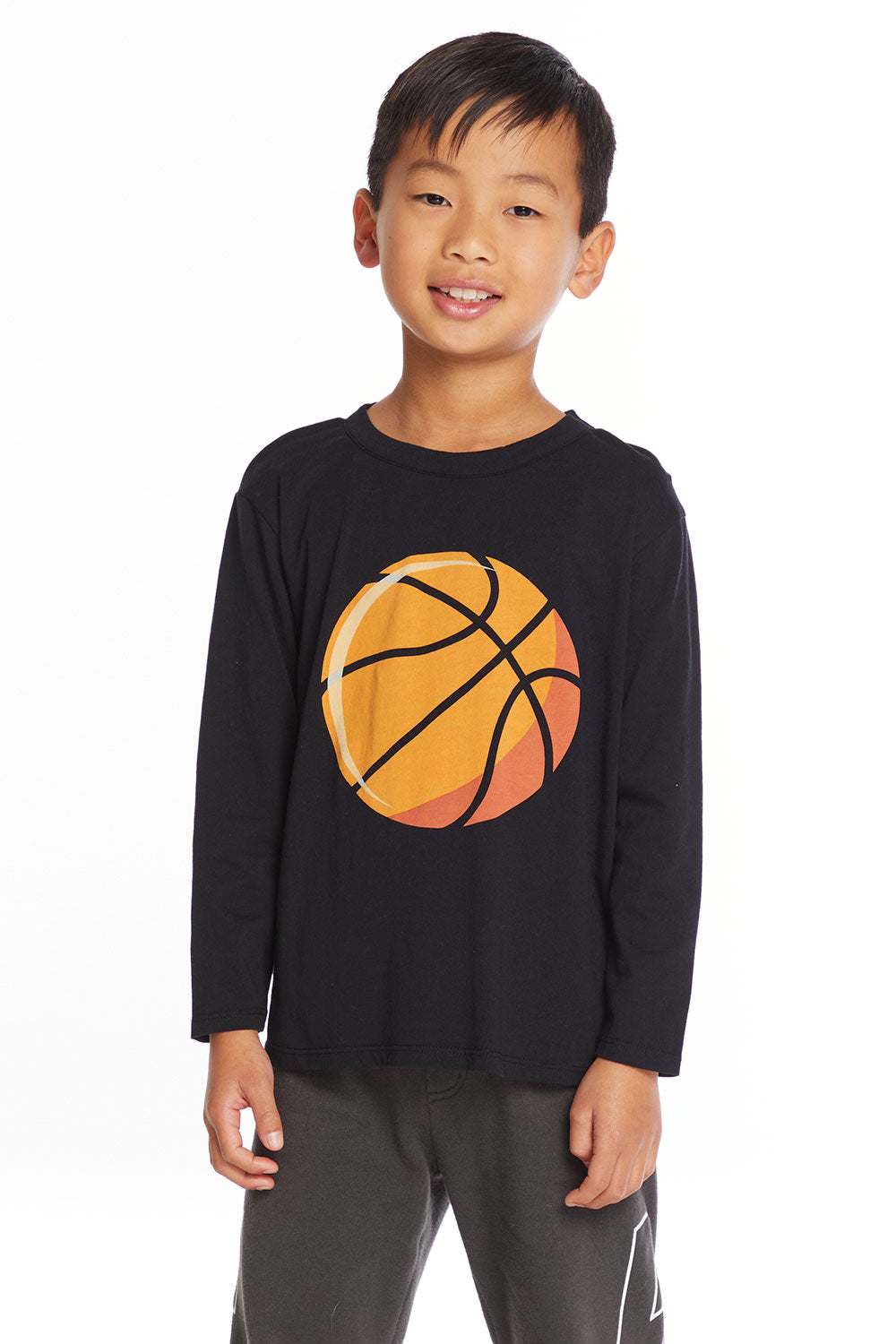 Slam Dunks Boys Long Sleeve Crew Neck Tee