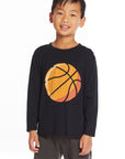 Slam Dunks Boys Long Sleeve Crew Neck Tee