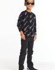 Guitar Jam Boys Long Sleeve Crew Neck Tee