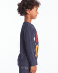 AC/DC Bolts & Stars Logo Boys Long Sleeve