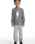 Scribble Bolt Boys Long Sleeves