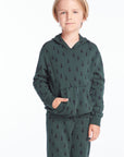 Boys Forest Pine Long Sleeve Hoodie