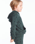 Boys Forest Pine Long Sleeve Hoodie