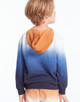 Boys Winter Night Tie Dye Long Sleeve Hoodie