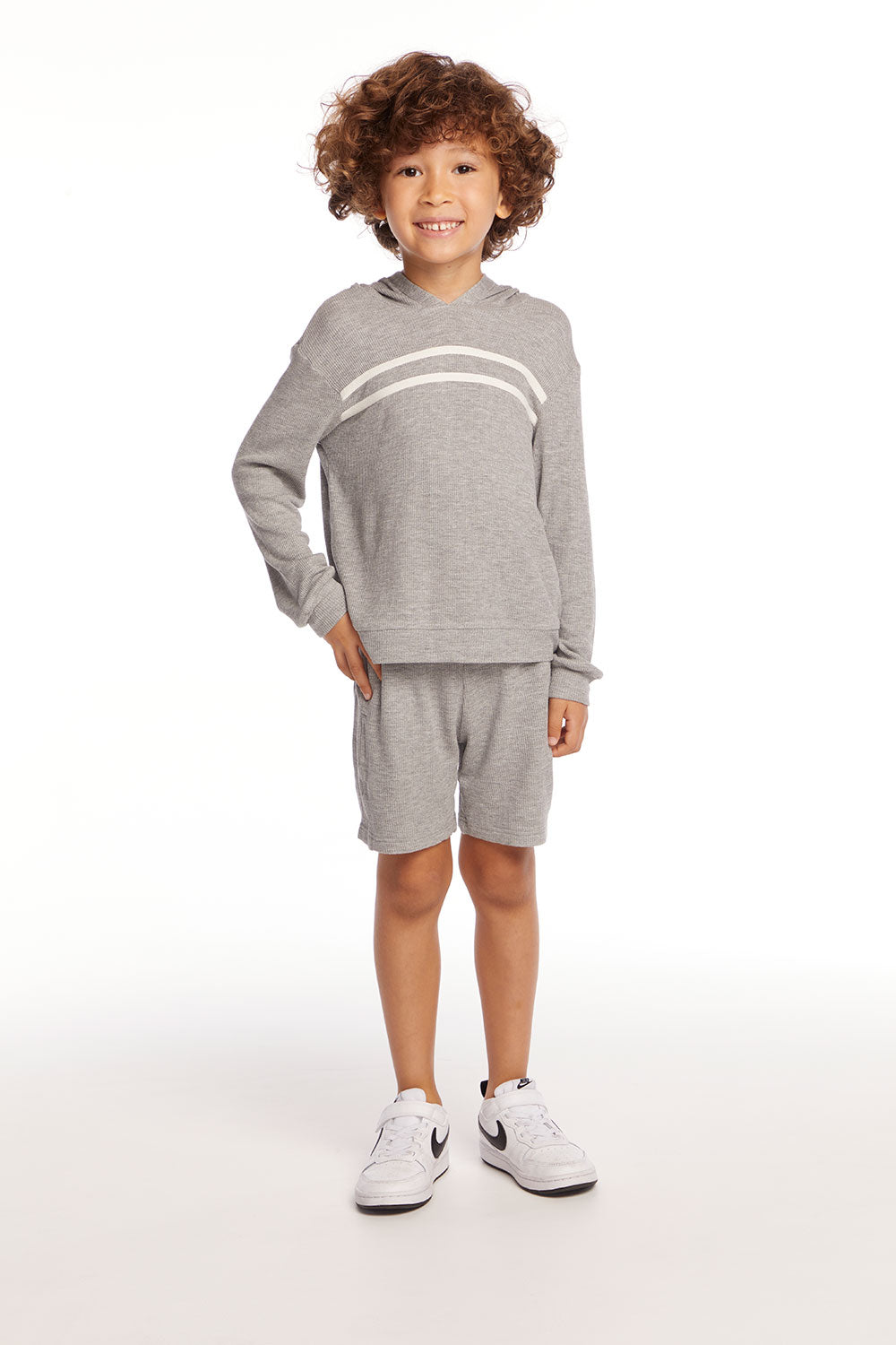 Boat Day Heather Grey Boys Shorts BOYS chaserbrand