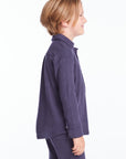 Boys Avalon Long Sleeve Button Down Collar Shirt