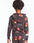 Rolling Stones Tongue Logo Stars Boys Pullover Hoodie