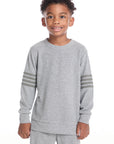 Comfy Heather Grey Boys Long Sleeve Pullover