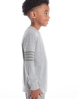 Comfy Heather Grey Boys Long Sleeve Pullover