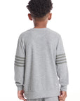 Comfy Heather Grey Boys Long Sleeve Pullover