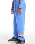 No Side Seam Blue Dream Boys Jogger with Strapping