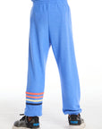 No Side Seam Blue Dream Boys Jogger with Strapping