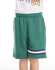 Cozy Beach Boys Broccolini Shorts with Strappings