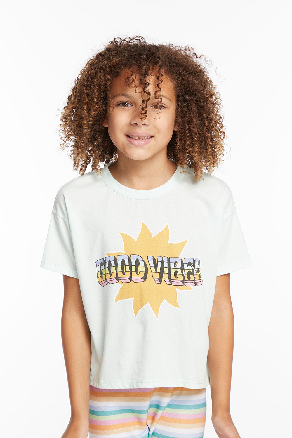 Good Vibes Sun Girls Tee GIRLS chaserbrand