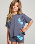 Lightning Love Girls Tee