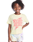 David Bowie Rebel Rebel Magic Girls Tee