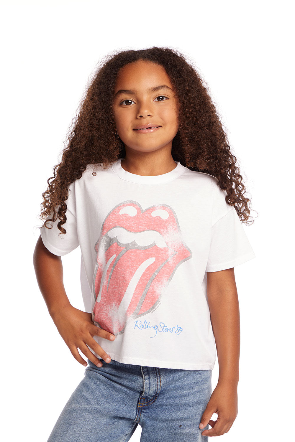 Rolling Stones Classic Logo Girls Tee GIRLS chaserbrand
