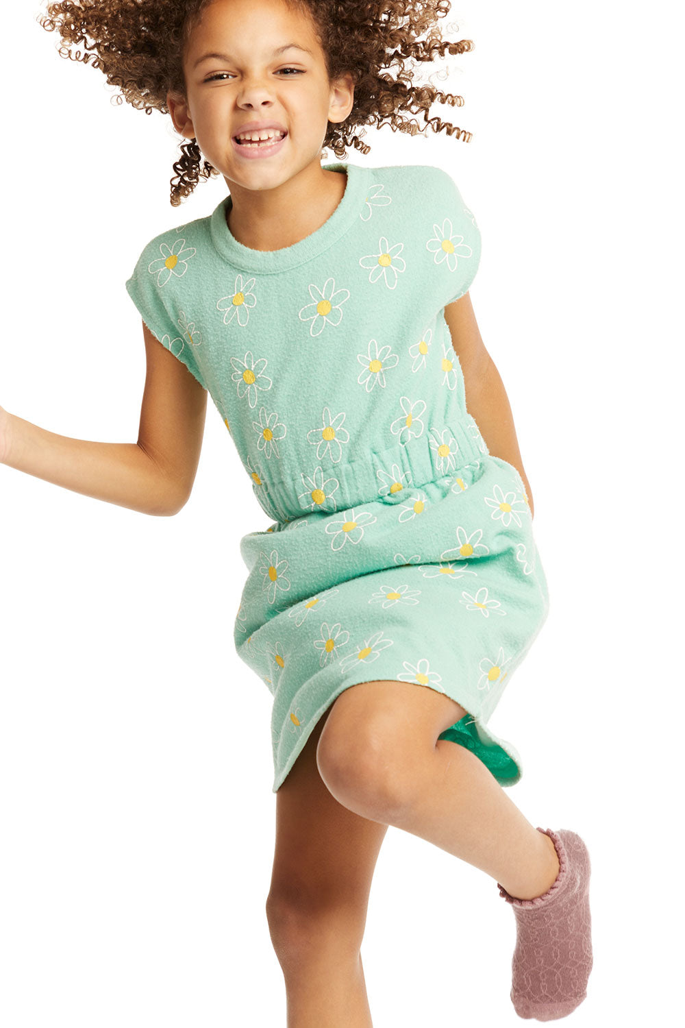 Daisy Print - Neptune Green GIRLS chaserbrand