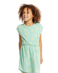 Daisy Print - Neptune Green GIRLS chaserbrand