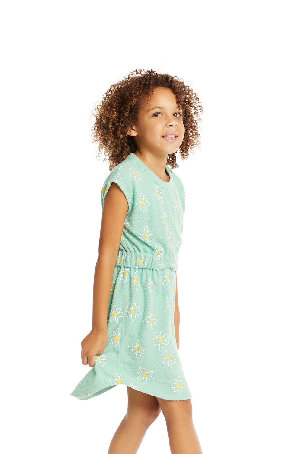 Daisy Print - Neptune Green GIRLS chaserbrand