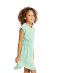 Daisy Print - Neptune Green GIRLS chaserbrand