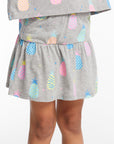 Multi Pineapple Girls Peplum Skort GIRLS chaserbrand