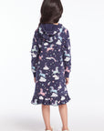 Allover Unicorns Girls Hoodie Dress