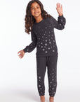 Starry Night Girls Pullover