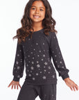 Starry Night Girls Pullover