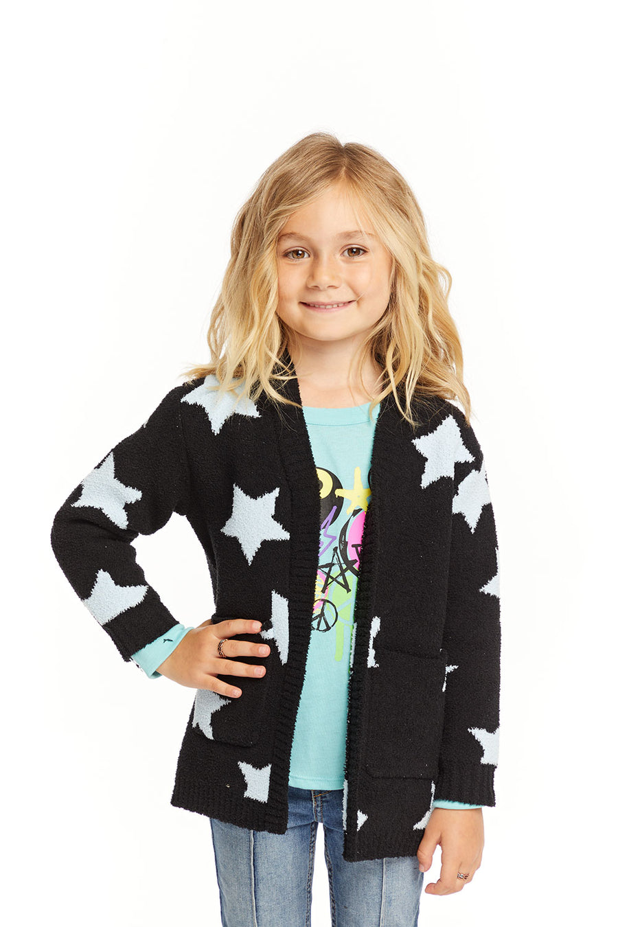 Girls hot sale oversized cardigan