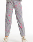 Splatter Paint Girls Pants