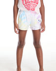 Rainbow Stripe Girls Shorts