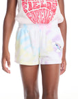 Rainbow Stripe Girls Shorts