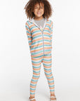 Alana Sunset Stripe Girls Zip Up Hoodie GIRLS chaserbrand