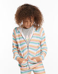 Alana Sunset Stripe Girls Zip Up Hoodie GIRLS chaserbrand