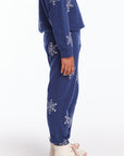 Slim Slouchy Avalon Snow Flake Girls Sweatpants