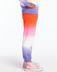 Slim Slouchy Candy Sunset Girls Sweatpants