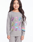 Rolling Stones Multi Logo Girls Long Sleeve