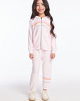 Girls Pinky Rainbow Zip Up Hoodie