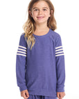 Basic Frost Blue Girls Pullover