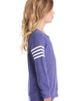 Basic Frost Blue Girls Pullover